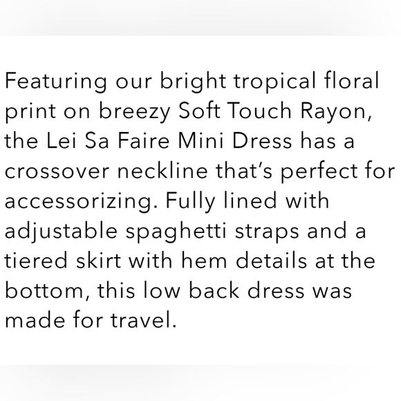 NWT Z Supply Lei Sa Faire mini dress size medium - Picture 6 of 16